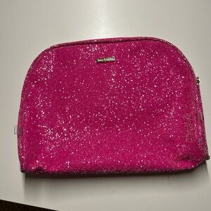 Juicy Couture Fuchsia Glitter Cosmetic Case